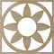 Ekena Millwork Blume Wood Fretwork Pierced Ceiling Medallion, Birch, 40"OD x 13 7/8"ID x 1/4"T CMWP40X40X0250BLBI - alternate 2